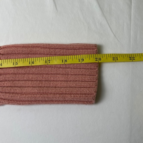 J. Crew Womens Cable Knit Tunic Wool Blend Sweater Rose Pink Size S Fisherman - Picture 9 of 10